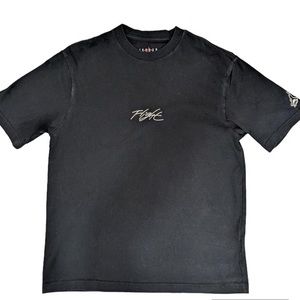 Nike Air Jordan Flight Black Embroidered Graphic Tee